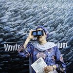 Amina J. Mohammed, stellvertretende UN-Generalsekretärin informiert sich am World Ocean Festival mit einer Virutal Reality-Brille.