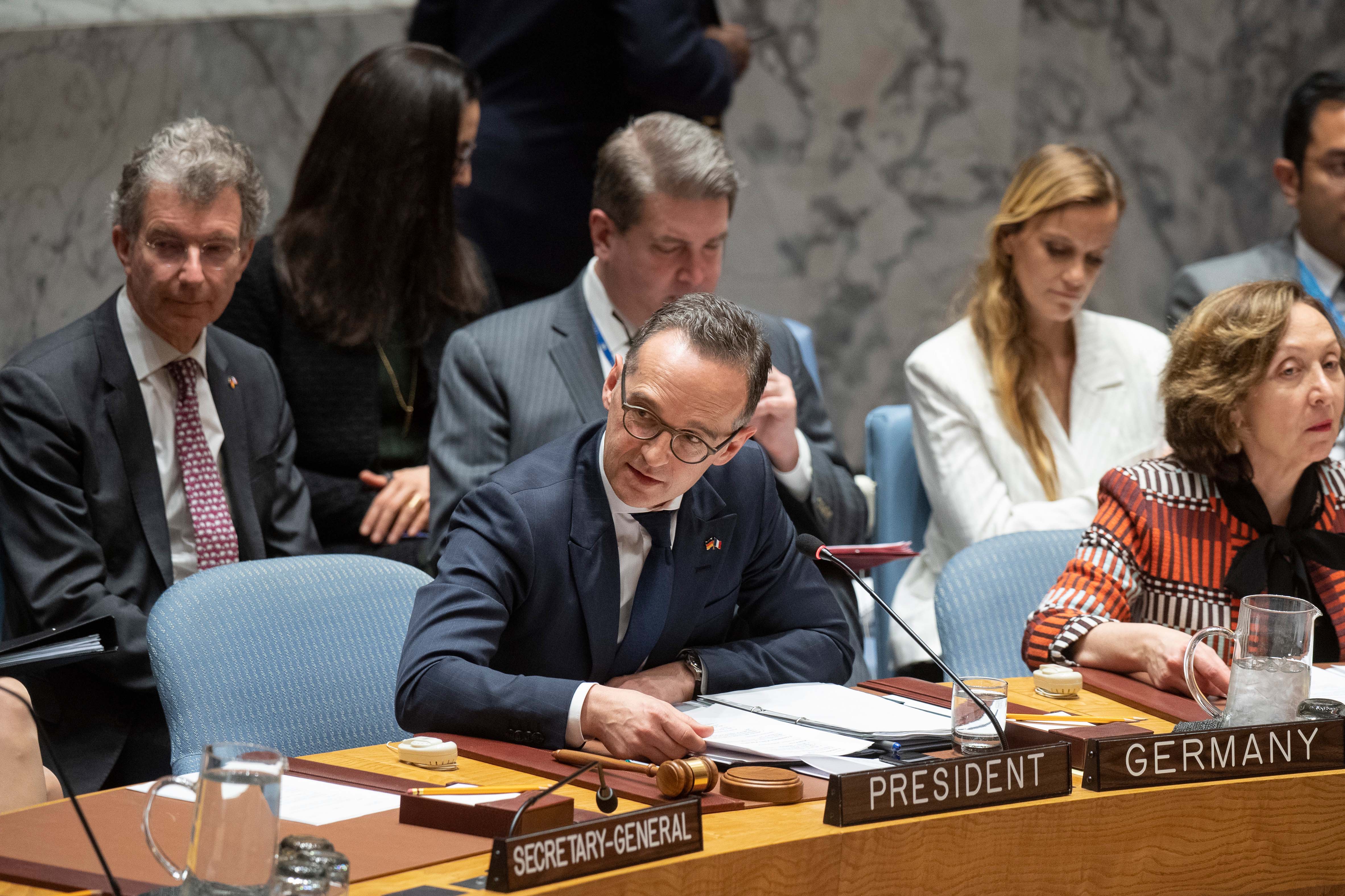 Außenminister Heiko Maas im UN-Sicherheitsrat