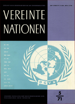 VEREINTE NATIONEN Heft 5/1971