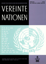 Die Mitgliedschaften in UN-Organen im Jahre 1986