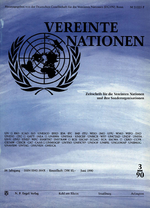 Die Mitgliedschaften in UN-Organen im Jahre 1990