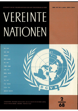 VEREINTE NATIONEN Heft 2/1968
