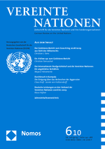Deutsche Leistungen an den Verband der Vereinten Nationen 2006 bis 2009