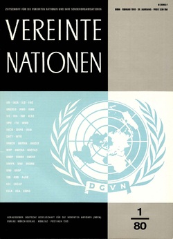 VEREINTE NATIONEN Heft 1/1980
