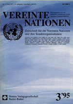 VEREINTE NATIONEN Heft 3/1995