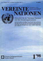 Deutsche Leistungen an den Verband der Vereinten Nationen