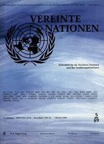 VEREINTE NATIONEN Heft 5/1989