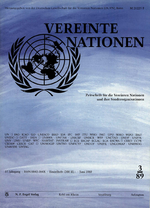 VEREINTE NATIONEN Heft 3/1989