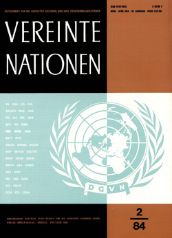 VEREINTE NATIONEN Heft 2/1984