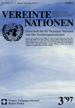 VEREINTE NATIONEN Heft 3/1997