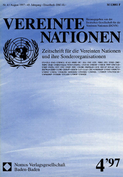 VEREINTE NATIONEN Heft 4/1997