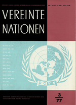 VEREINTE NATIONEN Heft 3/1977