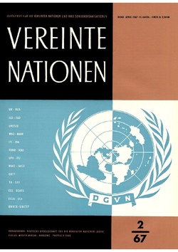 VEREINTE NATIONEN Heft 2/1967