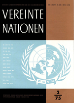 VEREINTE NATIONEN Heft 2/1975