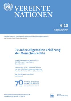 70 Jahre Allgemeine Erklärung der Menschenrechte