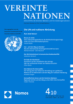 Die UN und nukleare Abrüstung