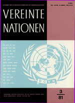 Das Internationale Jahr der Behinderten in den Vereinten Nationen und in der Bundesrepublik Deutschland