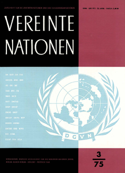 VEREINTE NATIONEN Heft 3/1975