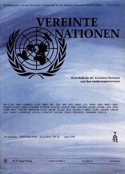VEREINTE NATIONEN Heft 2/1991