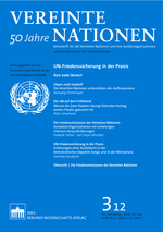 Die Friedensmissionen der Vereinten Nationen